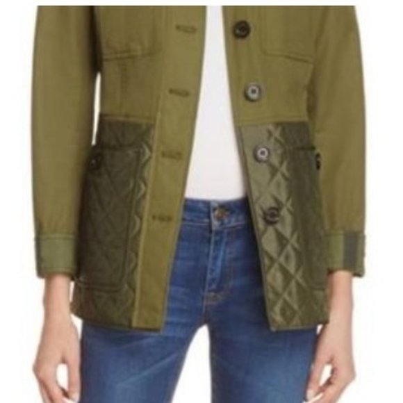 NEW, Burberry Exclusive Military Green Whitworth Quilted Field Jacket - Picture 5 of 16